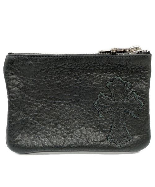 CHROME HEARTS（クロムハーツ）CHROME HEARTS (クロムハーツ) ジッパーチェンジパース セメタリークロスパッチ ブラックの古着・服飾アイテム