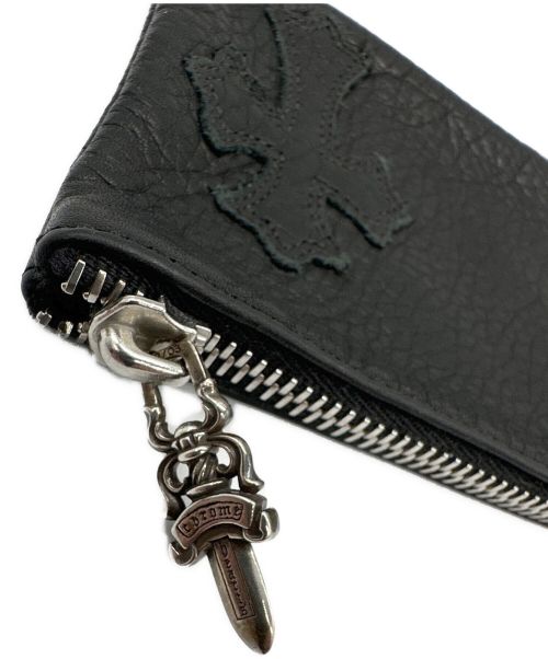 CHROME HEARTS（クロムハーツ）CHROME HEARTS (クロムハーツ) ジッパーチェンジパース セメタリークロスパッチ ブラックの古着・服飾アイテム