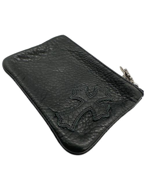 CHROME HEARTS（クロムハーツ）CHROME HEARTS (クロムハーツ) ジッパーチェンジパース セメタリークロスパッチ ブラックの古着・服飾アイテム