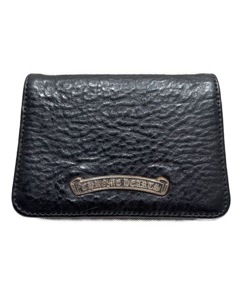 CHROME HEARTS（クロムハーツ）CHROME HEARTS (クロムハーツ) ヘビーレザーカードケース ブラック サイズ:-の古着・服飾アイテム