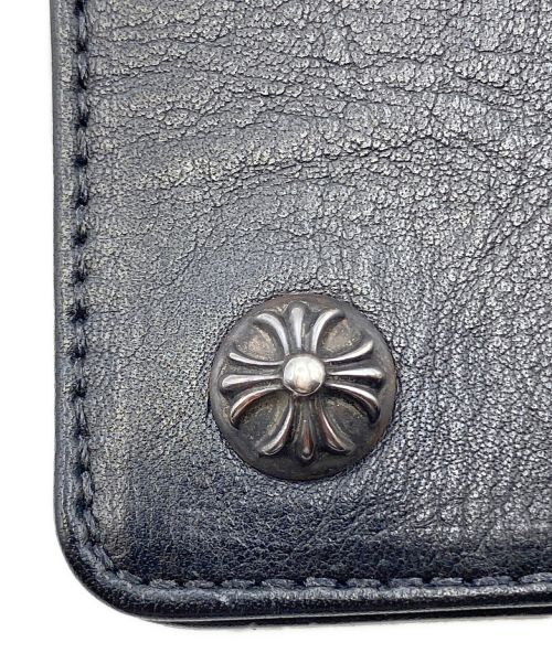 CHROME HEARTS（クロムハーツ）CHROME HEARTS (クロムハーツ) BLACK WLT 2 ZIP STRAP/CRS ブラック サイズ:-の古着・服飾アイテム