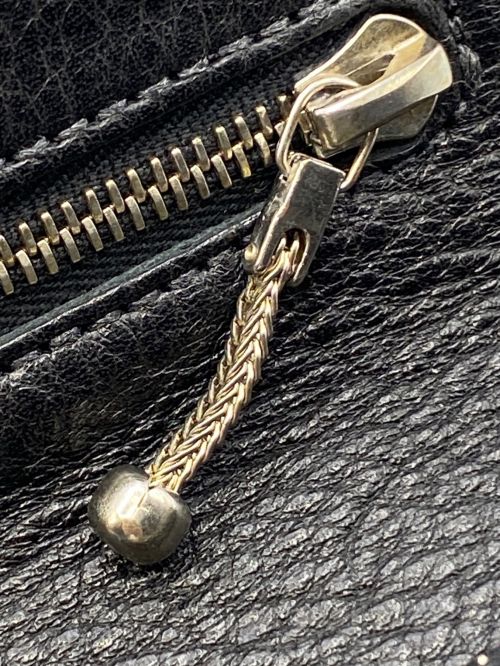 CHROME HEARTS（クロムハーツ）CHROME HEARTS (クロムハーツ) BLACK WLT 2 ZIP STRAP/CRS ブラック サイズ:-の古着・服飾アイテム