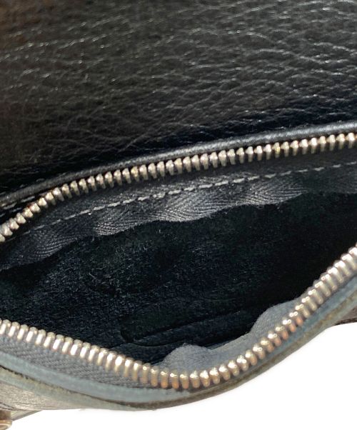 CHROME HEARTS（クロムハーツ）CHROME HEARTS (クロムハーツ) BLACK WLT 2 ZIP STRAP/CRS ブラック サイズ:-の古着・服飾アイテム