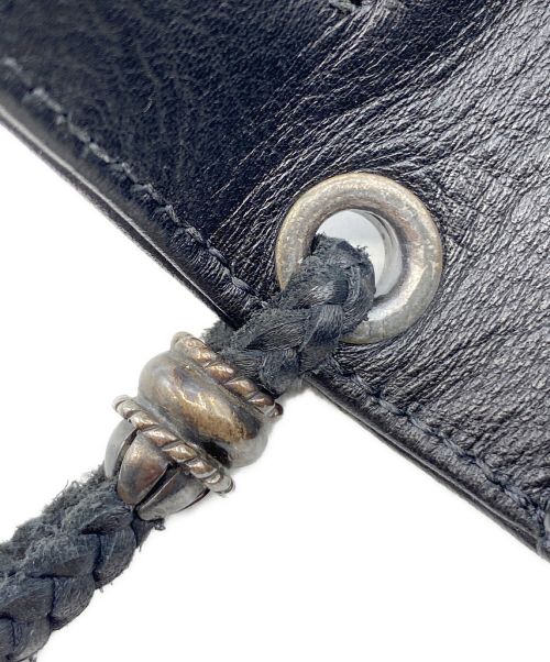 CHROME HEARTS（クロムハーツ）CHROME HEARTS (クロムハーツ) BLACK WLT 2 ZIP STRAP/CRS ブラック サイズ:-の古着・服飾アイテム