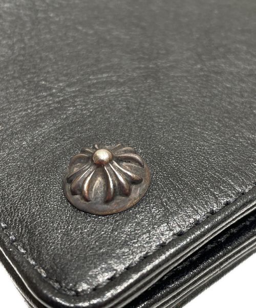 CHROME HEARTS（クロムハーツ）CHROME HEARTS (クロムハーツ) WLT 2 ZIP STRAP/CRS ブラックの古着・服飾アイテム