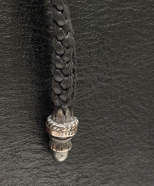 CHROME HEARTS（クロムハーツ）CHROME HEARTS (クロムハーツ) WLT 2 ZIP STRAP/CRS ブラックの古着・服飾アイテム