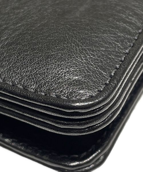 CHROME HEARTS（クロムハーツ）CHROME HEARTS (クロムハーツ) WLT 2 ZIP STRAP/CRS ブラックの古着・服飾アイテム