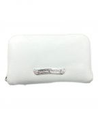 CHROME HEARTSクロムハーツ）の古着「WALLET REC F ZIP MINI」｜ホワイト