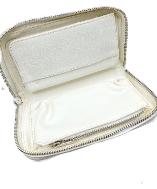CHROME HEARTS（クロムハーツ）CHROME HEARTS (クロムハーツ) WALLET REC F ZIP MINI  ホワイト サイズ:-の古着・服飾アイテム