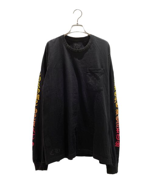 CHROME HEARTS（クロムハーツ）CHROME HEARTS (クロムハーツ) グラデーション袖ロゴカットソー ブラック グラデーション サイズ:Lの古着・服飾アイテム