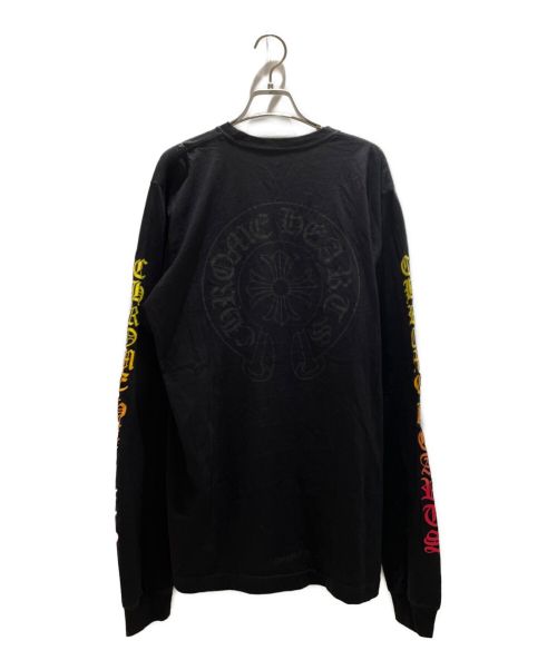 CHROME HEARTS（クロムハーツ）CHROME HEARTS (クロムハーツ) グラデーション袖ロゴカットソー ブラック グラデーション サイズ:Lの古着・服飾アイテム