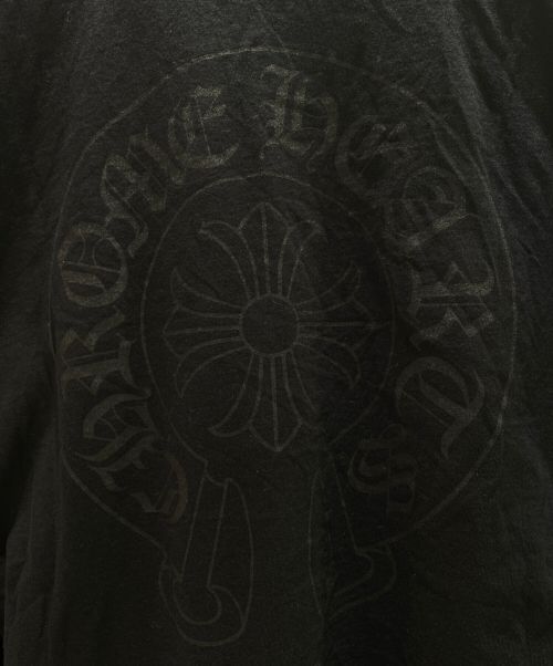 CHROME HEARTS（クロムハーツ）CHROME HEARTS (クロムハーツ) グラデーションロゴカットソー ブラック グラデーション サイズ:Lの古着・服飾アイテム