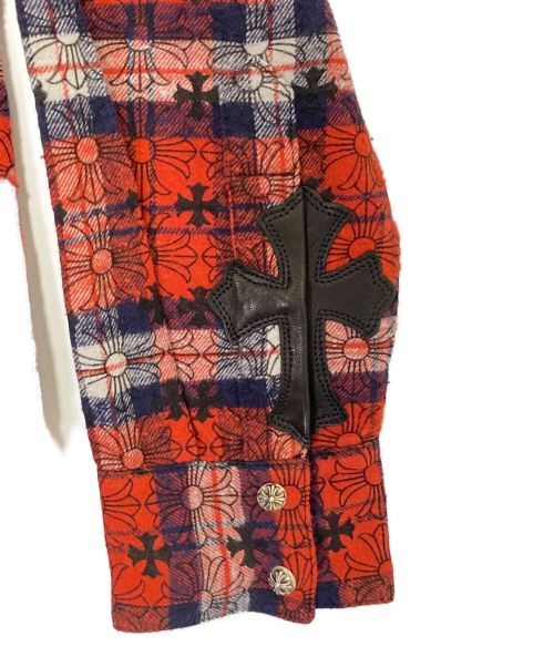 CHROME HEARTS（クロムハーツ）CHROME HEARTS (クロムハーツ) LOOSEENDS LS CHECK  レッド サイズ:Lの古着・服飾アイテム