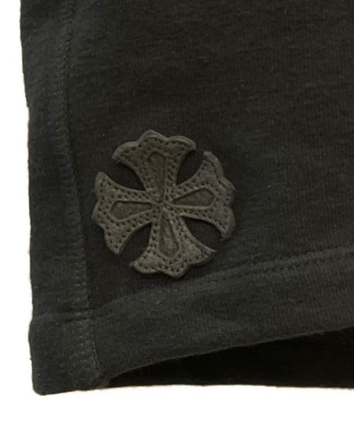 CHROME HEARTS（クロムハーツ）CHROME HEARTS (クロムハーツ) スウェットハーフパンツ ブラック サイズ:XLの古着・服飾アイテム