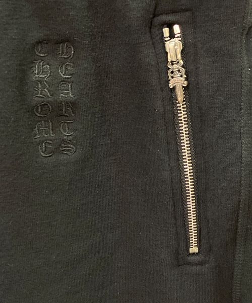 CHROME HEARTS（クロムハーツ）CHROME HEARTS (クロムハーツ) スウェットハーフパンツ ブラック サイズ:XLの古着・服飾アイテム