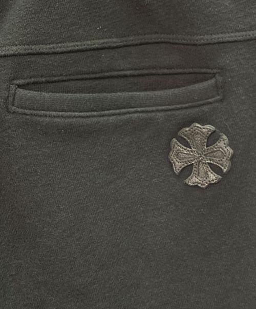 CHROME HEARTS（クロムハーツ）CHROME HEARTS (クロムハーツ) スウェットハーフパンツ ブラック サイズ:XLの古着・服飾アイテム
