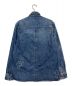 CHROME HEARTS (クロムハーツ) LOOSE ENDS CROSS PATCH DENIM SHIRT インディゴ サイズ:LARGE：288000円