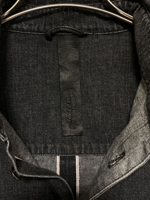 CHROME HEARTS（クロムハーツ）CHROME HEARTS (クロムハーツ) シルバーボタンデニムシャツ グレー サイズ:Lの古着・服飾アイテム