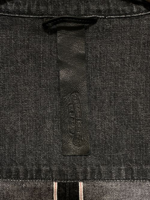 CHROME HEARTS（クロムハーツ）CHROME HEARTS (クロムハーツ) シルバーボタンデニムシャツ グレー サイズ:Lの古着・服飾アイテム