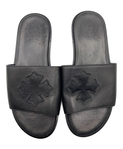 CHROME HEARTS（クロムハーツ）CHROME HEARTS (クロムハーツ) サンダル ブラック サイズ:41の古着・服飾アイテム