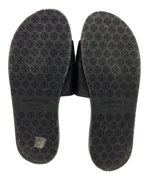 CHROME HEARTS（クロムハーツ）CHROME HEARTS (クロムハーツ) サンダル ブラック サイズ:41の古着・服飾アイテム