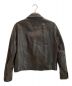 CELINE (セリーヌ) レザートラッカージャケット ブラウン サイズ:52：208000円