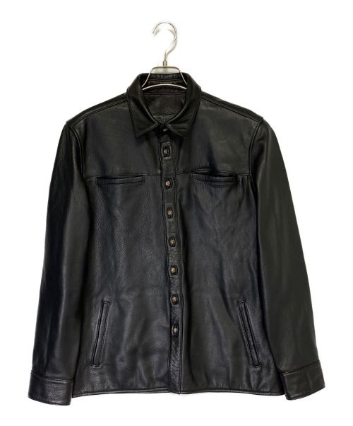 CHROME HEARTS（クロムハーツ）CHROME HEARTS (クロムハーツ) STRYCHNINE SHIRT ブラック サイズ:Lの古着・服飾アイテム