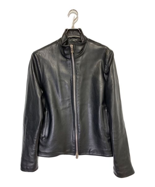 CHROME HEARTS（クロムハーツ）CHROME HEARTS (クロムハーツ) PERFECT LEATHER  JACKET ブラック サイズ:Lの古着・服飾アイテム