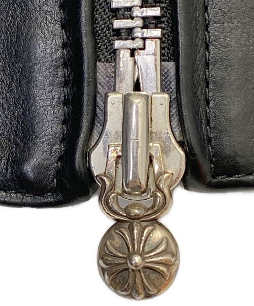 CHROME HEARTS（クロムハーツ）CHROME HEARTS (クロムハーツ) PERFECT LEATHER  JACKET ブラック サイズ:Lの古着・服飾アイテム