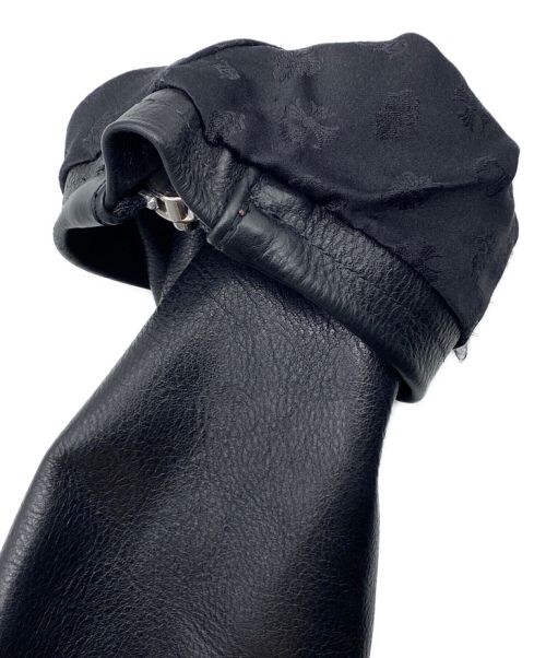 CHROME HEARTS（クロムハーツ）CHROME HEARTS (クロムハーツ) PERFECT LEATHER  JACKET ブラック サイズ:Lの古着・服飾アイテム