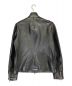 CHROME HEARTS (クロムハーツ) PERFECT LEATHER  JACKET ブラック サイズ:L：658000円