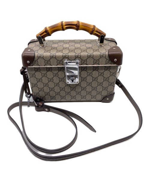 GUCCI（グッチ）GUCCI (グッチ) グローブ・トロッター GG ブラウン サイズ:-の古着・服飾アイテム