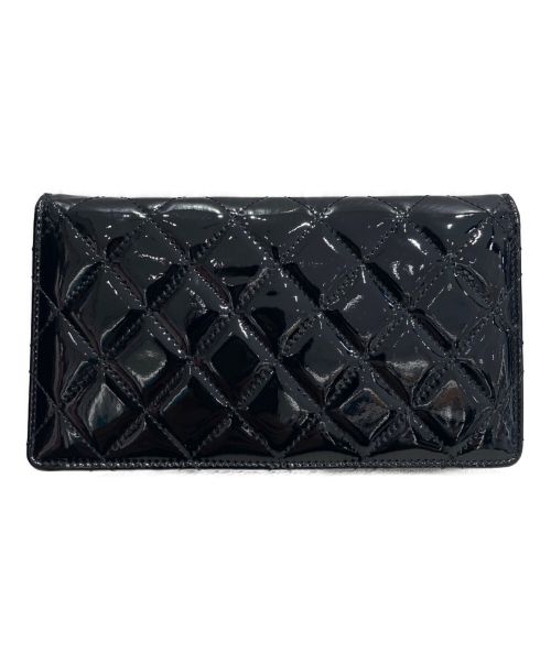 CHANEL（シャネル）CHANEL (シャネル) マトラッセロングウォレット ブラックの古着・服飾アイテム