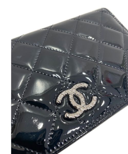 CHANEL（シャネル）CHANEL (シャネル) マトラッセロングウォレット ブラックの古着・服飾アイテム