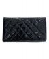 CHANEL (シャネル) マトラッセロングウォレット ブラック：49800円