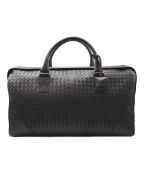 BOTTEGA VENETAボッテガベネタ）の古着「イントレチャート ボストンバッグ」｜ブラウン
