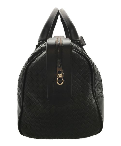 BOTTEGA VENETA（ボッテガベネタ）BOTTEGA VENETA (ボッテガベネタ) イントレチャート ボストンバッグ ブラウンの古着・服飾アイテム