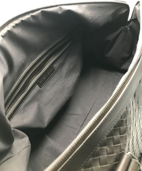 BOTTEGA VENETA（ボッテガベネタ）BOTTEGA VENETA (ボッテガベネタ) イントレチャート ボストンバッグ ブラウンの古着・服飾アイテム