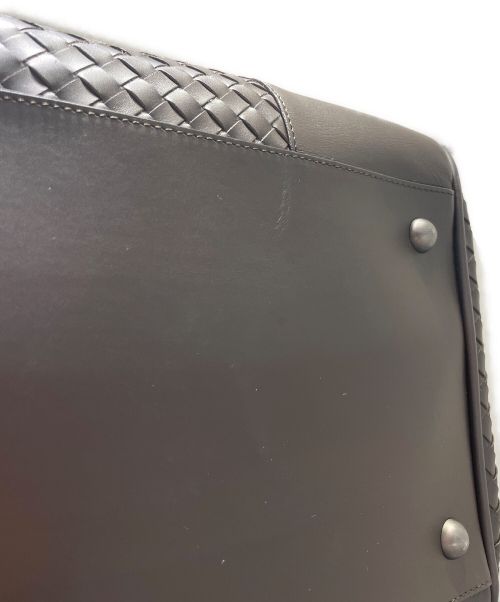 BOTTEGA VENETA（ボッテガベネタ）BOTTEGA VENETA (ボッテガベネタ) イントレチャート ボストンバッグ ブラウンの古着・服飾アイテム