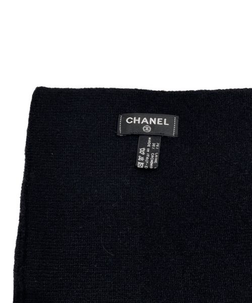 CHANEL（シャネル）CHANEL (シャネル) マフラー ブラックの古着・服飾アイテム