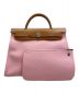 HERMES（エルメス）の古着「エールバッグジップPM」｜ローズサクラ×キャメル