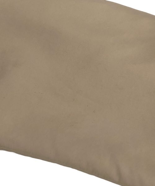 HERMES（エルメス）HERMES (エルメス) 中綿入ステンカラーコート ベージュ サイズ:48の古着・服飾アイテム