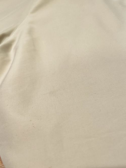 HERMES（エルメス）HERMES (エルメス) 中綿入ステンカラーコート ベージュ サイズ:48の古着・服飾アイテム