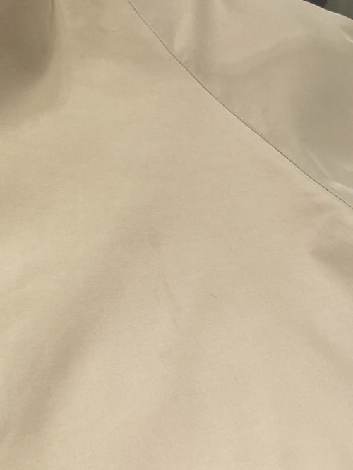 HERMES（エルメス）HERMES (エルメス) 中綿入ステンカラーコート ベージュ サイズ:48の古着・服飾アイテム