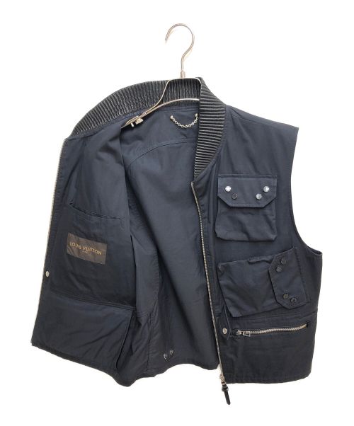 LOUIS VUITTON（ルイ ヴィトン）LOUIS VUITTON (ルイ ヴィトン) マルチポケットベスト ネイビー サイズ:50の古着・服飾アイテム