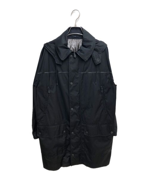 HERMES（エルメス）HERMES (エルメス) レザーラインコート ブラック サイズ:46の古着・服飾アイテム