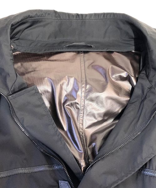 HERMES（エルメス）HERMES (エルメス) レザーラインコート ブラック サイズ:46の古着・服飾アイテム