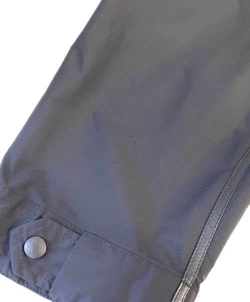 HERMES（エルメス）HERMES (エルメス) レザーラインコート ブラック サイズ:46の古着・服飾アイテム