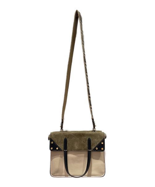 FENDI（フェンディ）FENDI (フェンディ) フィリップスモール ベージュ×カーキ サイズ:スモールの古着・服飾アイテム