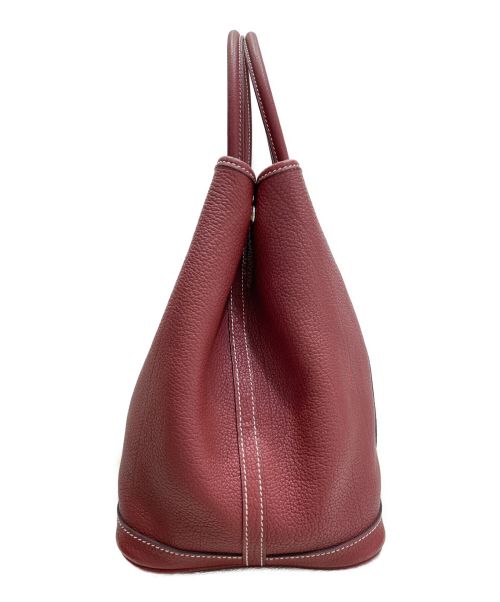 HERMES（エルメス）HERMES (エルメス) ガーデンパーティMM ボルドー サイズ:MMの古着・服飾アイテム